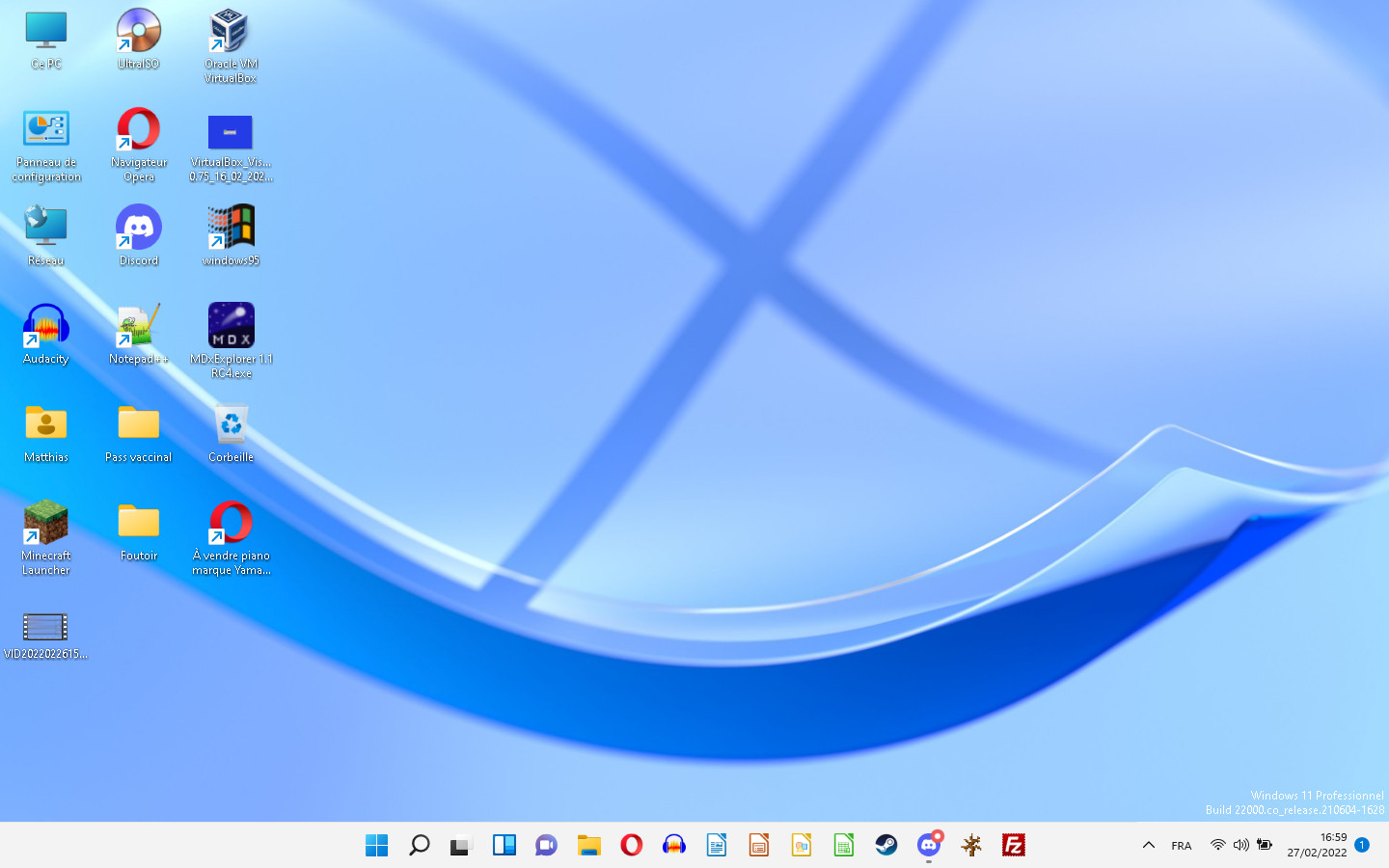 Bureau de Windows 11
